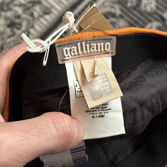 Vintage Galliano 11/5 y2k Rhinestones Hat - Picture 11 of 12